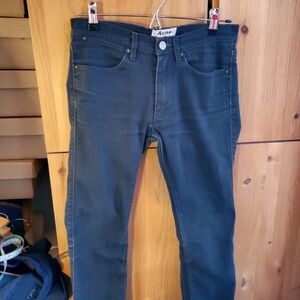 Acne Studios Black Slim Straight Jeans Size 28